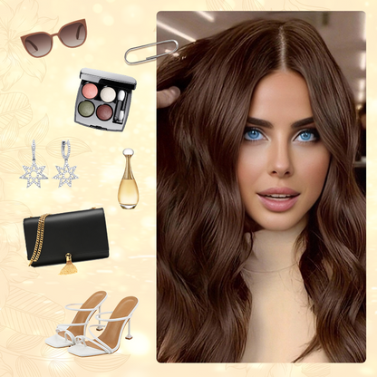Damen-Haartopper mit Curtain Bangs – Natürlicher Look