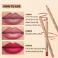 12-farbiges, wischfestes Lipliner-Stift-Set