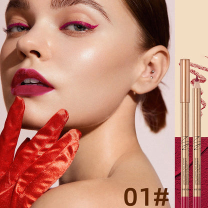 🔥Solange der Vorrat reicht 40 % Rabatt!🎉12-farbiges, wischfestes Lipliner-Stift-Set