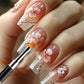 Dual-Ended Nail Art Brush with Spatula