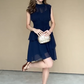 🥰💃Damen ärmelloses Stufenkleid mit Volants
