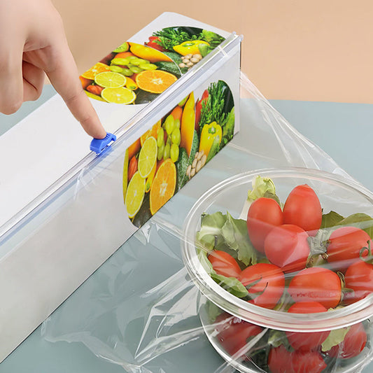 🔥Easy-Cut Stretch Klarsichtfolie für Lebensmittel