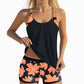 Zweiteiliges Badeanzug-Set mit Tankini und Shorts für Damen