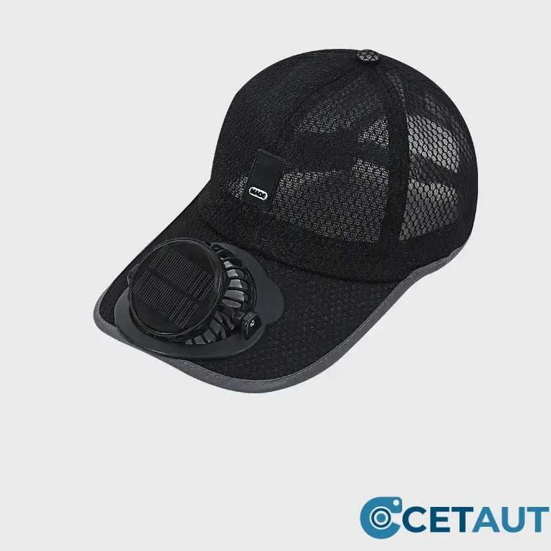 Baseballkappe mit Solarventilator – 360° drehbar, 16h Laufzeit, UPF50+ – ideal für Garten, Wandern & heiße Tage