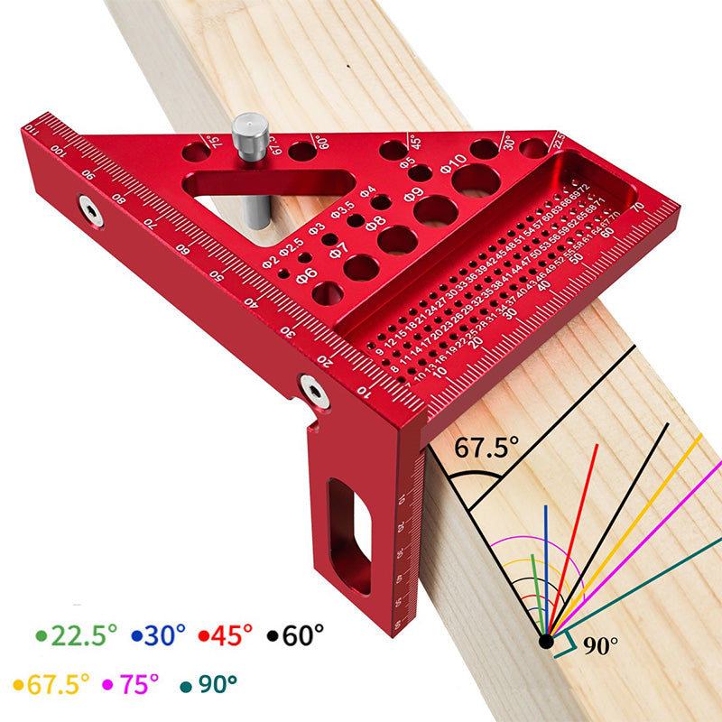 📐Aluminium-Dreieckswinkel für Holzarbeiten⏳✨