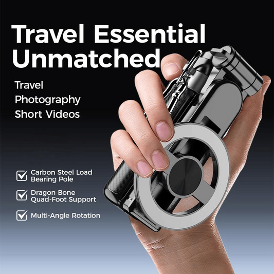 🏆50% Rabatt für eine begrenzte Zeit✨4-in-1 Multifunktions-Selfie-Stick mit 360°-Drehung und Magnet