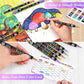 🔥 50 % RABATT! 🌈🖌️ Acrylstift-Marker mit zwei Spitzen – Farbenfroh & vielseitig ✨🎨