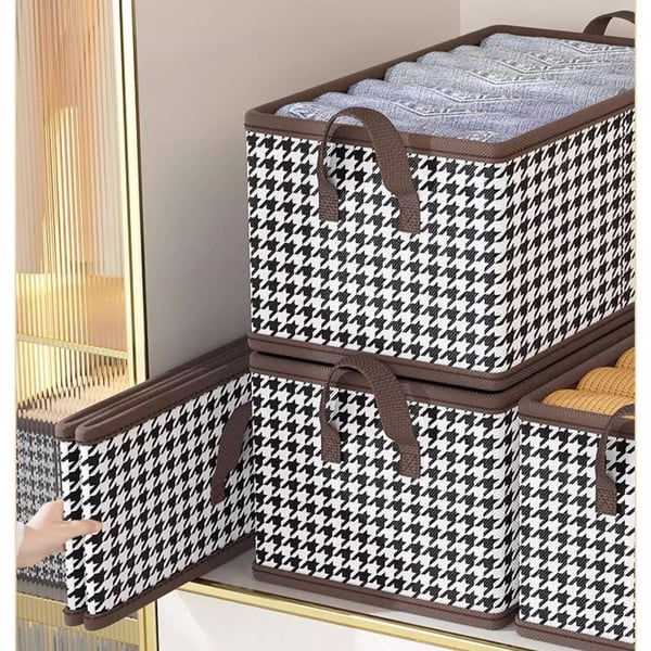 📦 KAUFE 3, ERHALTE 2 GRATIS! 🏠 Faltbare Aufbewahrungsbox für Kleidung – Platzsparend, Transparent & Stapelbar für Saisonale Organisation ✨