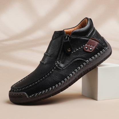 🔥Solange der Vorrat reicht 40 % Rabatt!🎉Outdoor-Sneaker für Herren im Retro-Stil aus PU-Leder