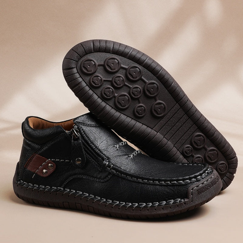 🔥Solange der Vorrat reicht 40 % Rabatt!🎉Outdoor-Sneaker für Herren im Retro-Stil aus PU-Leder