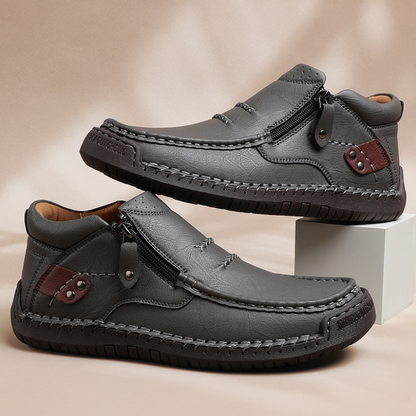 🔥Solange der Vorrat reicht 40 % Rabatt!🎉Outdoor-Sneaker für Herren im Retro-Stil aus PU-Leder