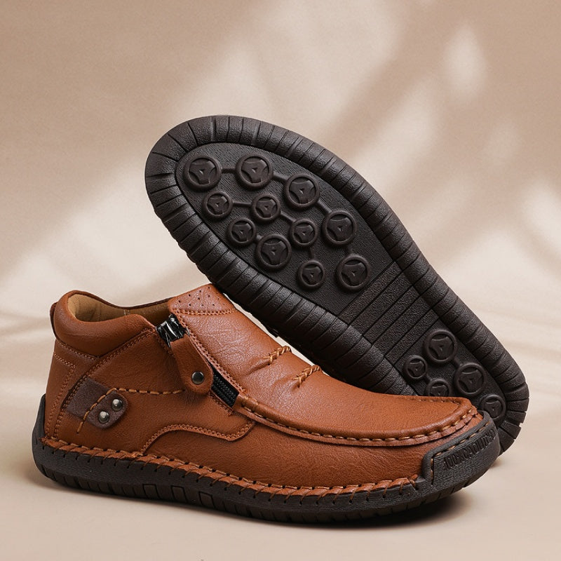 🔥Solange der Vorrat reicht 40 % Rabatt!🎉Outdoor-Sneaker für Herren im Retro-Stil aus PU-Leder