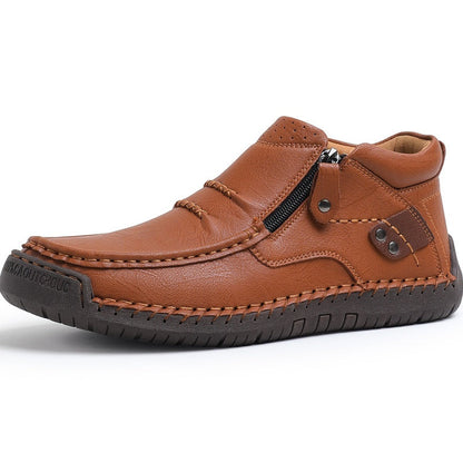 🔥Solange der Vorrat reicht 40 % Rabatt!🎉Outdoor-Sneaker für Herren im Retro-Stil aus PU-Leder