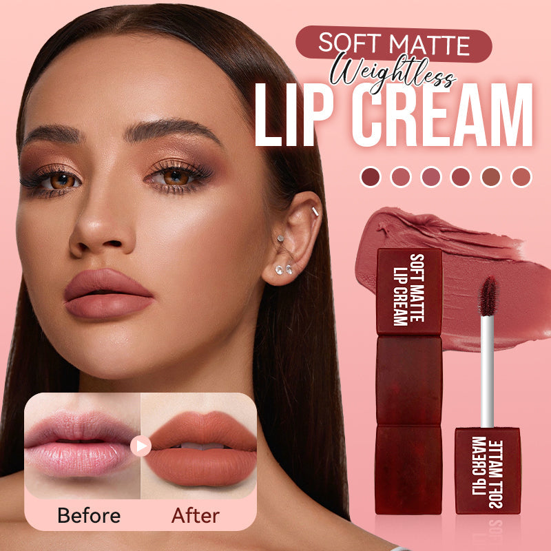Weiche, matte, schwerelose Lippencreme