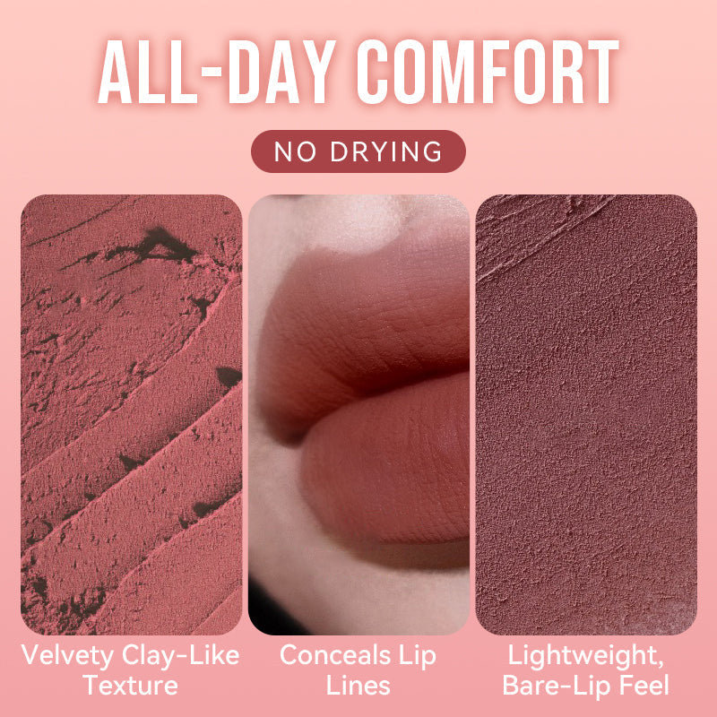 Weiche, matte, schwerelose Lippencreme