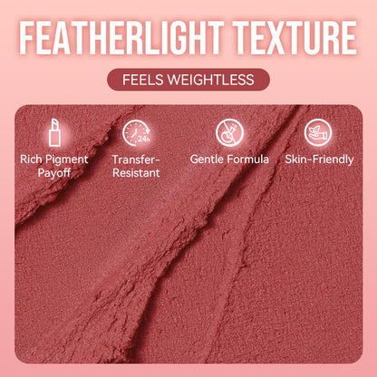 Weiche, matte, schwerelose Lippencreme