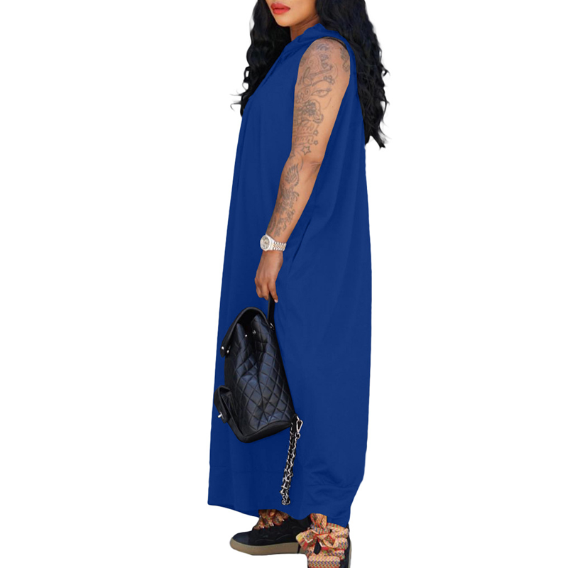 💗LETZTER TAG DER AKTION – 50 % RABATT💗Modisches ärmelloses Kapuzenkleid mit Pullover-Schnitt