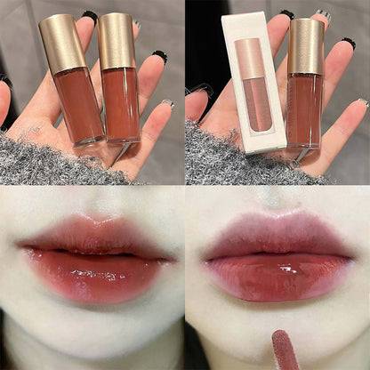 Feuchtigkeitsspendender strahlender Lipgloss