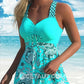 👙Badeanzug-Set: Badekleid & enganliegende Badeshorts