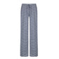 Loose and Casual Low-Waist Striped Pants