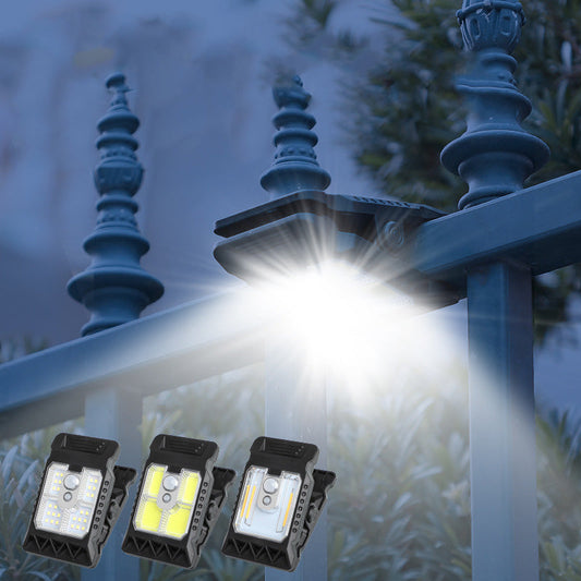 🌿 Solar-Clip-Leuchte mit Bewegungssensor – Jetzt 2 kaufen, 1 gratis! Perfekt für Garten, Balkon & Terrasse! 🏡✨