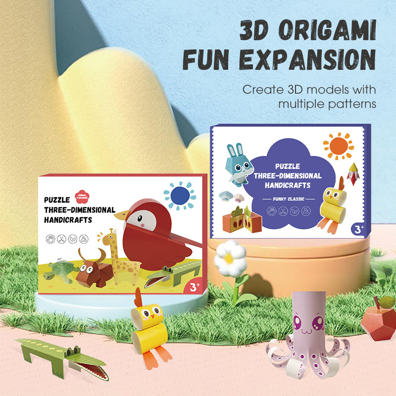 🔥 3D Handgefertigtes Origami-Buch