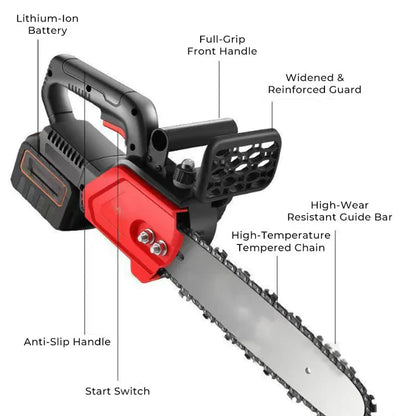 🔥⚡Exquisite und langlebige Verarbeitung. Tragbare Hochleistungs-Kettensäge mit Lithium-Ionen-Akku📢📢Letzte 3 Stunden: Riesen-Angebote!⏰⏰