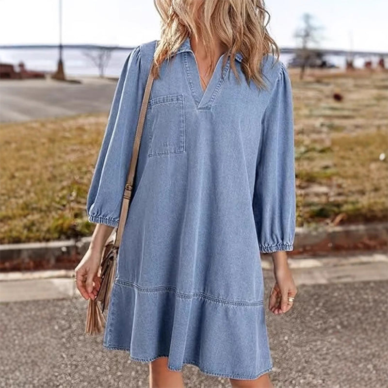 Lässiges Jeanskleid für Damen
