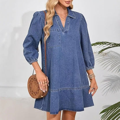 Lässiges Jeanskleid für Damen