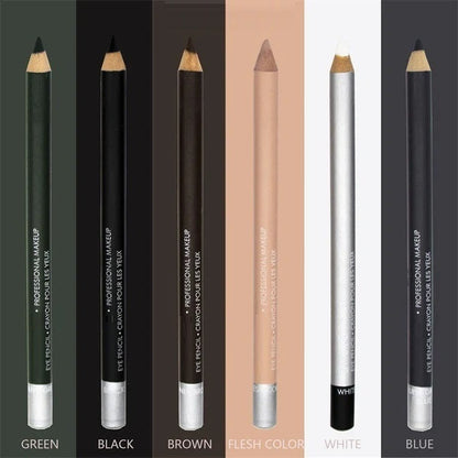 🔊 1 kaufen, 1 GRATIS! 💜 Holz-Eyeliner-Stift – Wasserfest, Langanhaltend, Weiche Mine