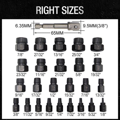 🔩 Begrenztes Angebot von 50% - 26-teiliges Schraubenausdreher-Set
