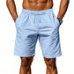Herren lässiges zweiteiliges Leinen-Set: Oberteil und Shorts