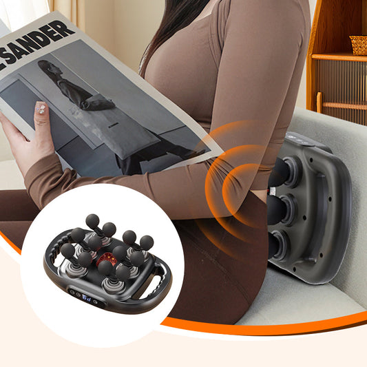 Multifunktionale, automatische Massagepistole mit 12 Köpfen