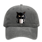😻Süße schwarze Katze Vintage Baseball Cap