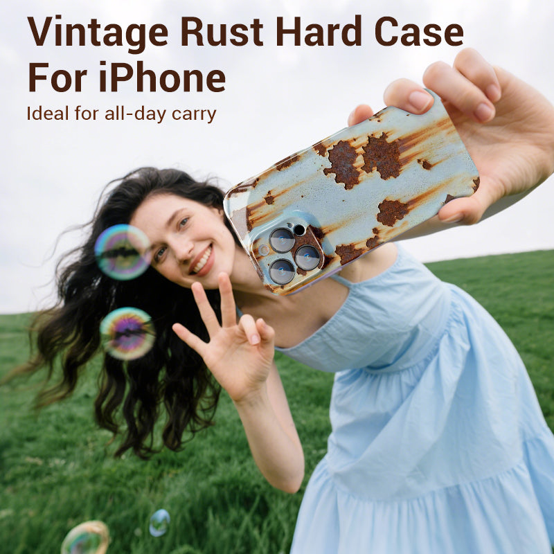 Vintage Rost Hard Hülle für iPhone