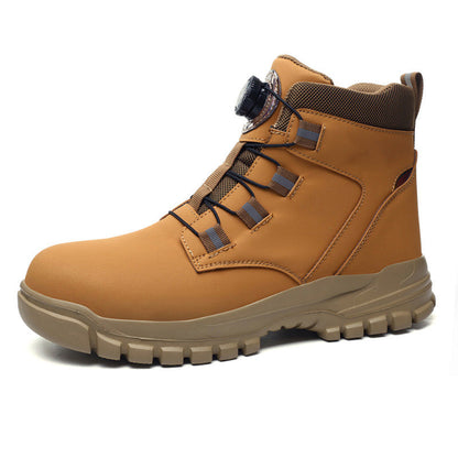 🔥Rutschfeste, leichte Sicherheitsstiefel der Klasse S3 für Unisex, ✅👍 mit stoßfesten Spikes, Anti-Smash- und Anti-Kompressions-Funktion