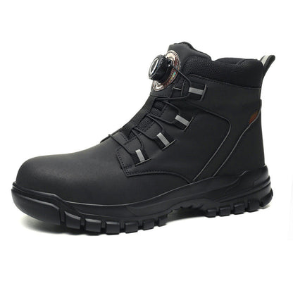 🔥Rutschfeste, leichte Sicherheitsstiefel der Klasse S3 für Unisex, ✅👍 mit stoßfesten Spikes, Anti-Smash- und Anti-Kompressions-Funktion