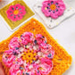 Granny-Square-Kartenset – 50 kombinierbare Designs