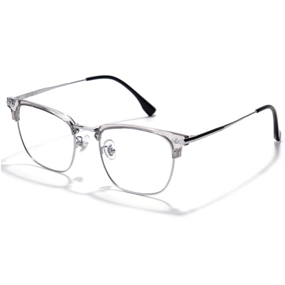 🔥Solange der Vorrat reicht 40 % Rabatt!🎉Modische halbrandlose Brille mit Blaulichtschutz