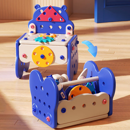 ✨【60-teiliges Spielzeug-Werkzeugset für Kinder】✨ -🧠🚀Wecken Sie die Kreativität angehender Baumeister!