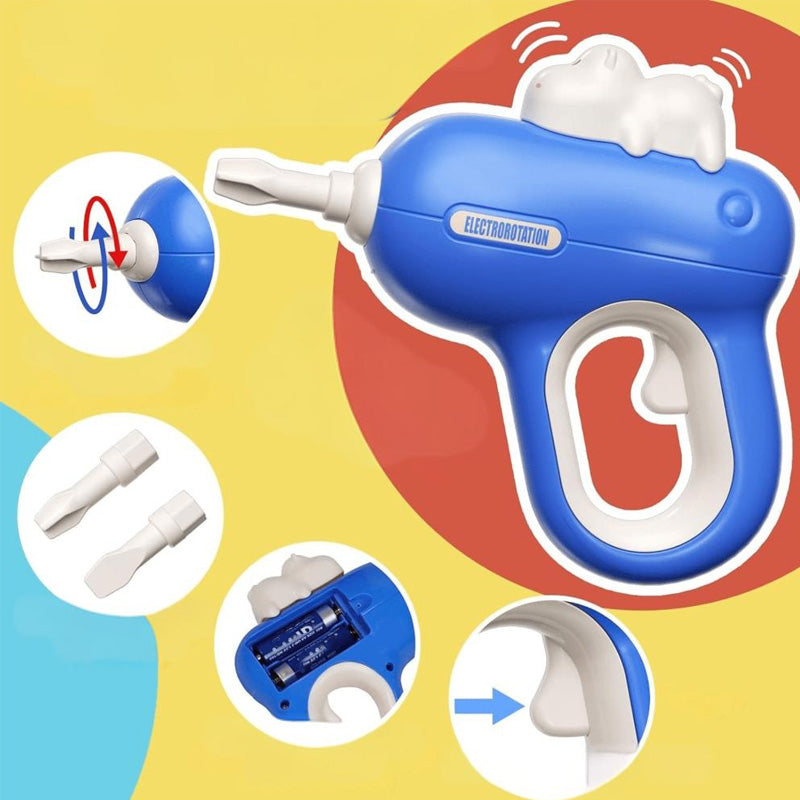 ✨【60-teiliges Spielzeug-Werkzeugset für Kinder】✨ -🧠🚀Wecken Sie die Kreativität angehender Baumeister!