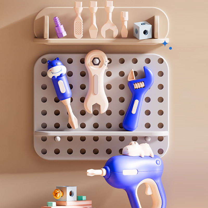 ✨【60-teiliges Spielzeug-Werkzeugset für Kinder】✨ -🧠🚀Wecken Sie die Kreativität angehender Baumeister!