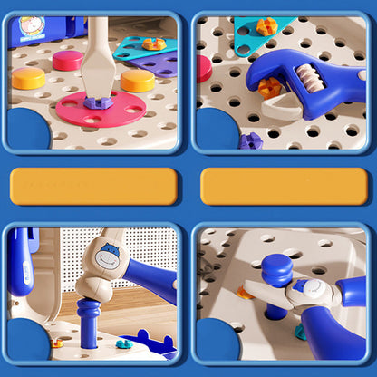 ✨【60-teiliges Spielzeug-Werkzeugset für Kinder】✨ -🧠🚀Wecken Sie die Kreativität angehender Baumeister!