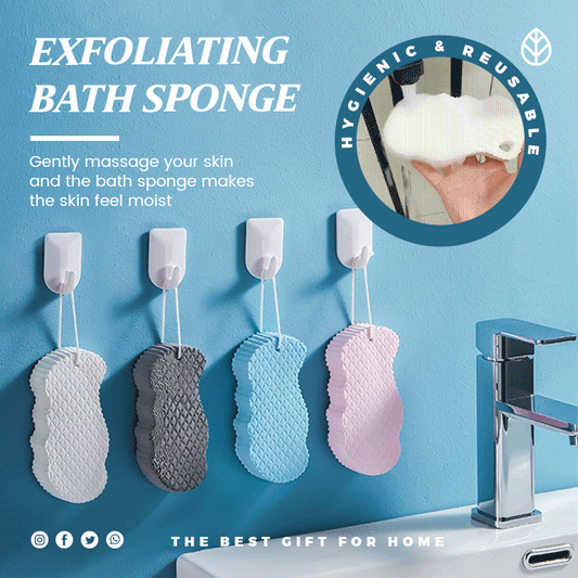 🎁 Achetez 2, obtenez 1 GRATUIT ! 🧽✨ Super weicher Peeling Badschwamm – Sanfte Pflege für die Haut