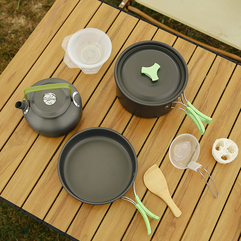 Aluminium-Kochgeschirr-Set für Outdoor & Camping
