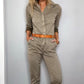 Utility-Jumpsuit mit Taschen für Damen