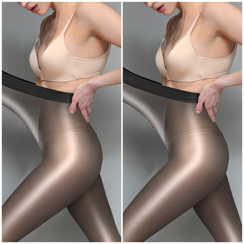🔥Solange der Vorrat reicht 40 % Rabatt!🎉Glänzende, transparente Strumpfhose für Damen