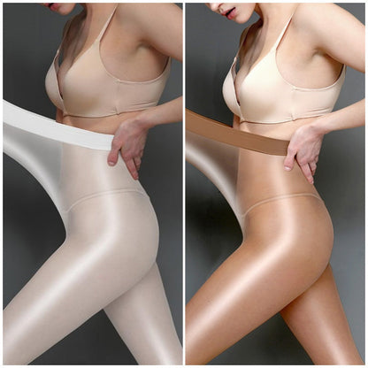 🔥Solange der Vorrat reicht 40 % Rabatt!🎉Glänzende, transparente Strumpfhose für Damen