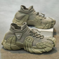 Lässige, atmungsaktive Sneaker aus Mesh mit dicker, rutschfester Sohle