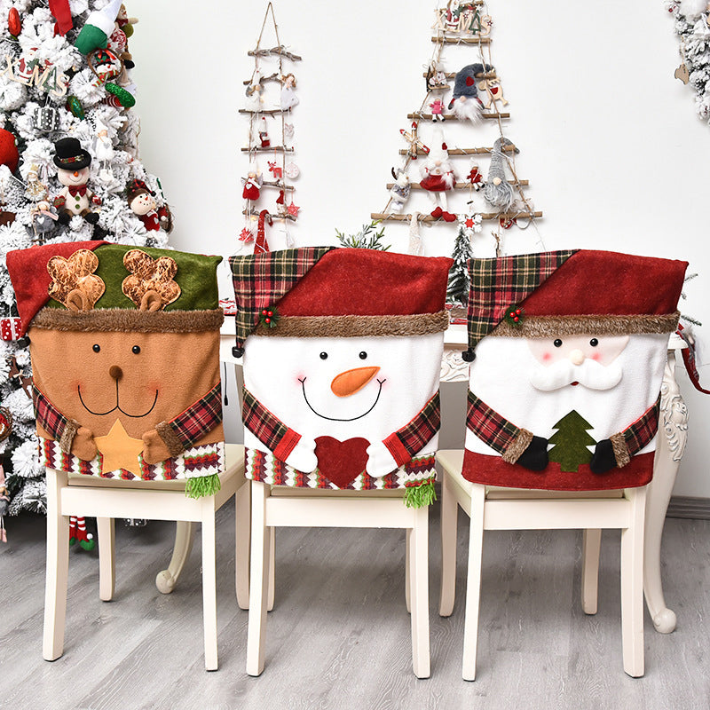 🎄Weihnachtsverkauf 42% Rabatt🎄 Niedliche Weihnachtsstuhlbezüge